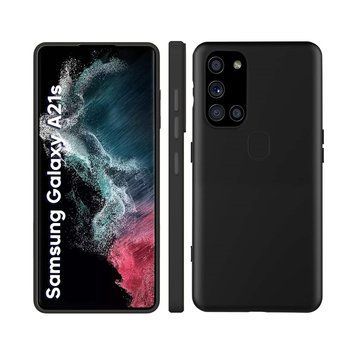 Чехол для шлема Жидкий силикон Samsung A21S, черный HMT-CLISSA21SBK фото