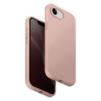 Чехол Uniq для iPhone 16E/iPhone 17E Hybrid Magclik Charging Lino, розовый UNIQ-IP16E(2025)HYB-LINPN фото