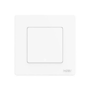 Moes Zigbee Star Ring Smart Push Button Switch 1 Gang (Neutral Optional), White ZS-SR-EU1-WH-MS foto