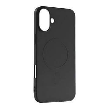 WOO Case Liquid Silicone Magsafe Iphone 16 Plus, Black WOOLSCMIP16PLBL foto
