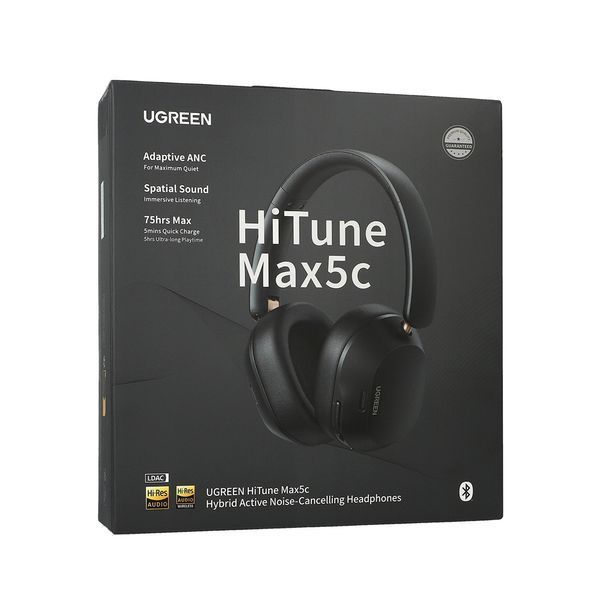 Беспроводные наушники UGREEN HiTune Max5c Hybrid ANC | HP203, черный 35757 фото