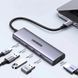 UGREEN HUB 5 в 1 от Type-C до 3 * USB 3.2 + HDMI 2.0 + устройство чтения карт SD + устройство чтения карт TF + USB Type-C PD 100 Вт | CM511, серый 15596 фото 3