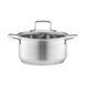 Ambition, Pot With Glass Lid, Hugo, 20 Cm , 3 L, Sodolime Steel 44459 foto 2