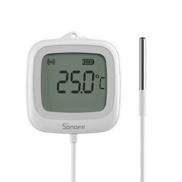 Sonoff Zigbee LCD Smart Thermometer IP65 (Probe Version) (SNZB-02LD) 6920075743104 foto