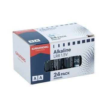 GRUNDIG Battery Alkaline AA/LR6 2100mah 24pcs 871125230244 foto