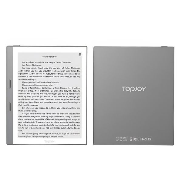 Электронная книга Top Joy E603 Black&White, 5,76 дюйма, 1 ГБ/32 ГБ, 198PPI, серый E603 фото