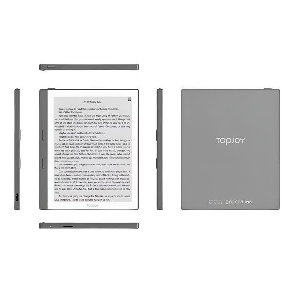 Электронная книга Top Joy E603 Black&White, 5,76 дюйма, 1 ГБ/32 ГБ, 198PPI, серый E603 фото