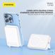 Foneng Power Bank Foldable Kickstand Magnetic Wireless 10000 mAh, 15W+ PD20W, White CX100WH foto 2