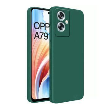 Чехол WOO Силиконовый Neo Soft Oppo A79 5G, зеленый WOOCLSOPA79GR фото