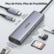 UGREEN HUB 7in1 USB-C To 4K@60Hz HDMI + 2*USB-A 3.0 + RJ45 Gigabit + SD/TF Card Slot + PD 100W | CM512, Grey 90568 foto 3