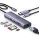 UGREEN HUB 7in1 USB-C To 4K@60Hz HDMI + 2*USB-A 3.0 + RJ45 Gigabit + SD/TF Card Slot + PD 100W | CM512, Grey 90568 foto 2