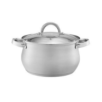 Domotti, Pot With Glass Lid, Domingo, 20 Cm, 4 L, Stainless Steel 44478 foto