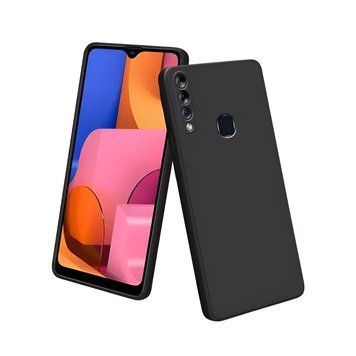 Чехол для шлема Жидкий силикон Samsung A20S, Черный HMT-CLISSA20SBK фото
