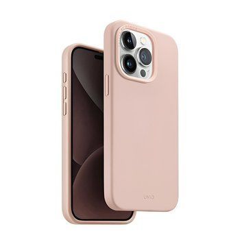 Чехол Uniq для iPhone 15 Pro Hybrid Magclik Charging Lino Hue, розовый UNICAIP6.1PROHMCLPK фото