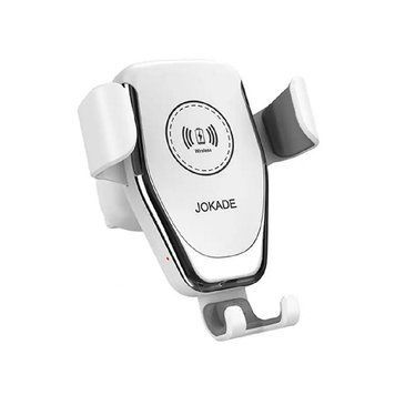 Jokade Car Wireless Charging Gravity 15W Baiye JH008, White JOKCWCG15JH008WH фото