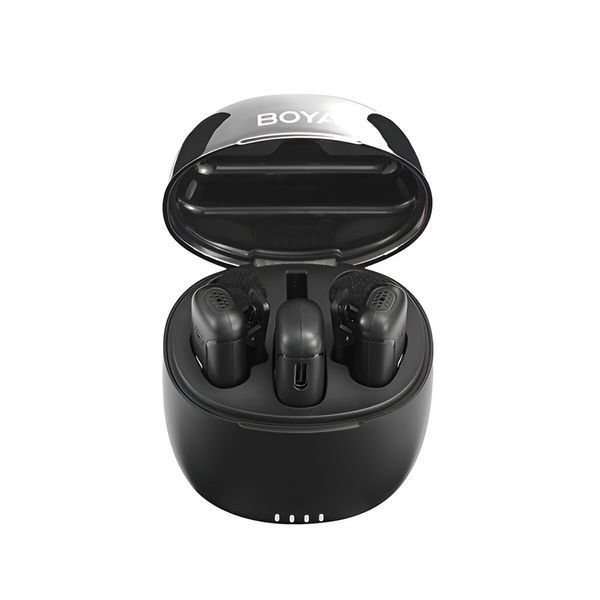 Boya Wireless Microphone 2.4GHz Dual-Channel System with Charging Case (BY-WM3T-U2), Type-C Jack, Black BY-WM3T-U2 foto
