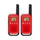 Motorola Walkie-Talkie TalkAbout T42, Twin, 16 каналов, 4 км, красный T42RD фото 1