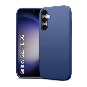 Чехол для шлема Жидкий силикон Samsung S23FE, синий HMTCLSSAMSAMS23FEBL фото