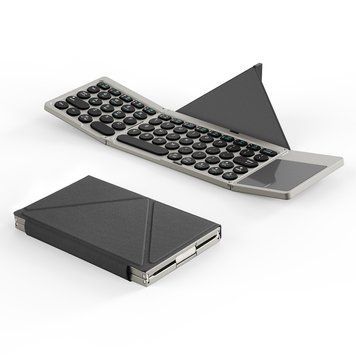 DUX DUCIS Bluetooth Tri-fold Touch Keyboard OK Flip Series DDBTKBDOKFLIP foto