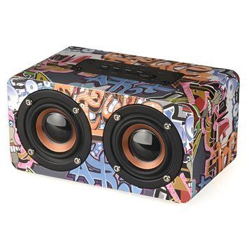 Bluetooth Speaker Super Bass W5, Power 10W, Graffiti HMTBSW5 foto