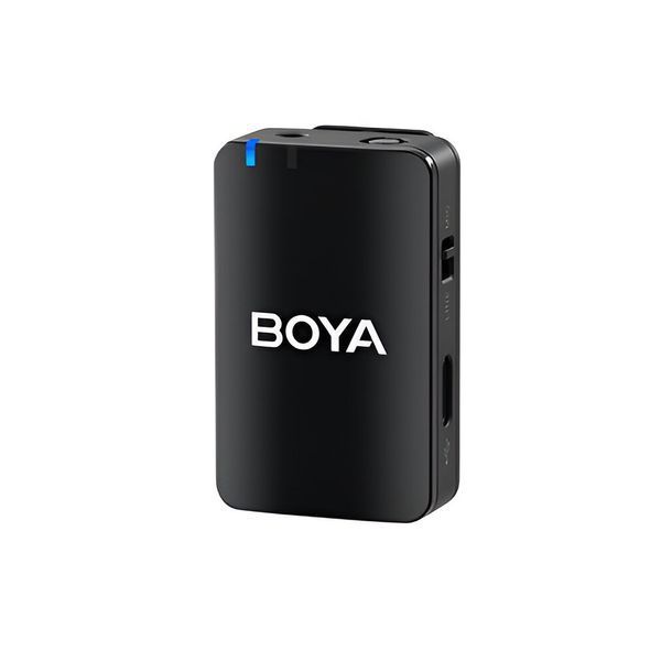 Boya Wireless Микрофон 3-в-1 со встроенной записью (BOYAMIC), 3 аудиоадаптера, в комплект входит Lavaier, черный BOYAMIC фото