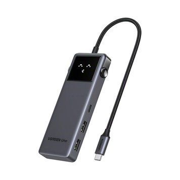 UGREEN HUB 7in1 Type-C to 1&times;HDMI 4K@60Hz + 2*USB-A 3.0 + 1*USB-C 3.0 + SD/TF + PD | CM889, Gray 75179 foto