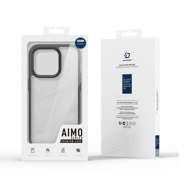 Чехол DUX DUCIS AIMO для iPhone 15 Pro Max AIMO, черный DUXDUCIP15PMAIMGBK фото
