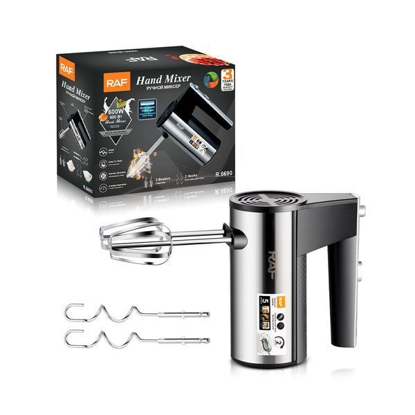 Raf Hand Mixer R.6690, Stainless Steel, 600W R.6690 foto
