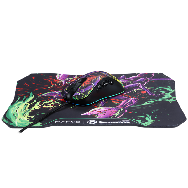 Marvo Combo Mouse+Mouse Pad M603G20 Wired Gaming MARVO M603G20 foto