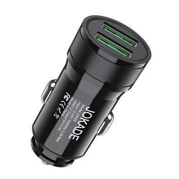Автомобильное зарядное устройство Jokade 2*USB-A 3,4 А JH009, черный JH009BK фото