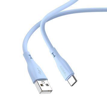 Yesido Cable Liquid Silicone Series USB-A to Lightning 18W 1m, Blue CA119-6 foto