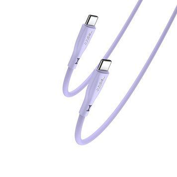 Yesido Cable Liquid Silicone Series Type-C &mdash; Type-C 60W 1m, Purple CA152-2 фото