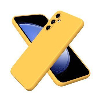 Чехол WOO Жидкий силикон Samsung A15 4G, Желтый WOOCLSSAMA15YL фото