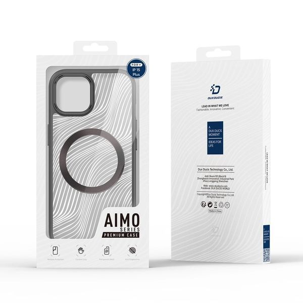 DUX DUCIS Case iPhone 15 Plus AIMO with MagSafe, Black DUXDUCIP15PLAIMGBK foto