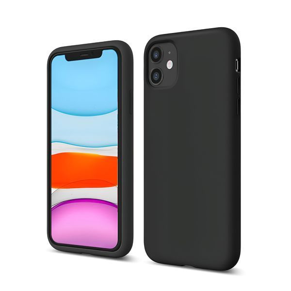 WOO Case Liquid Silicone iPhone 11, Black WO-CLSIP11BK foto